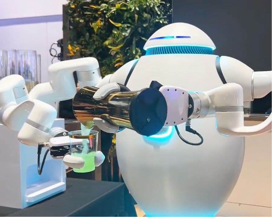 adam the robot bartender