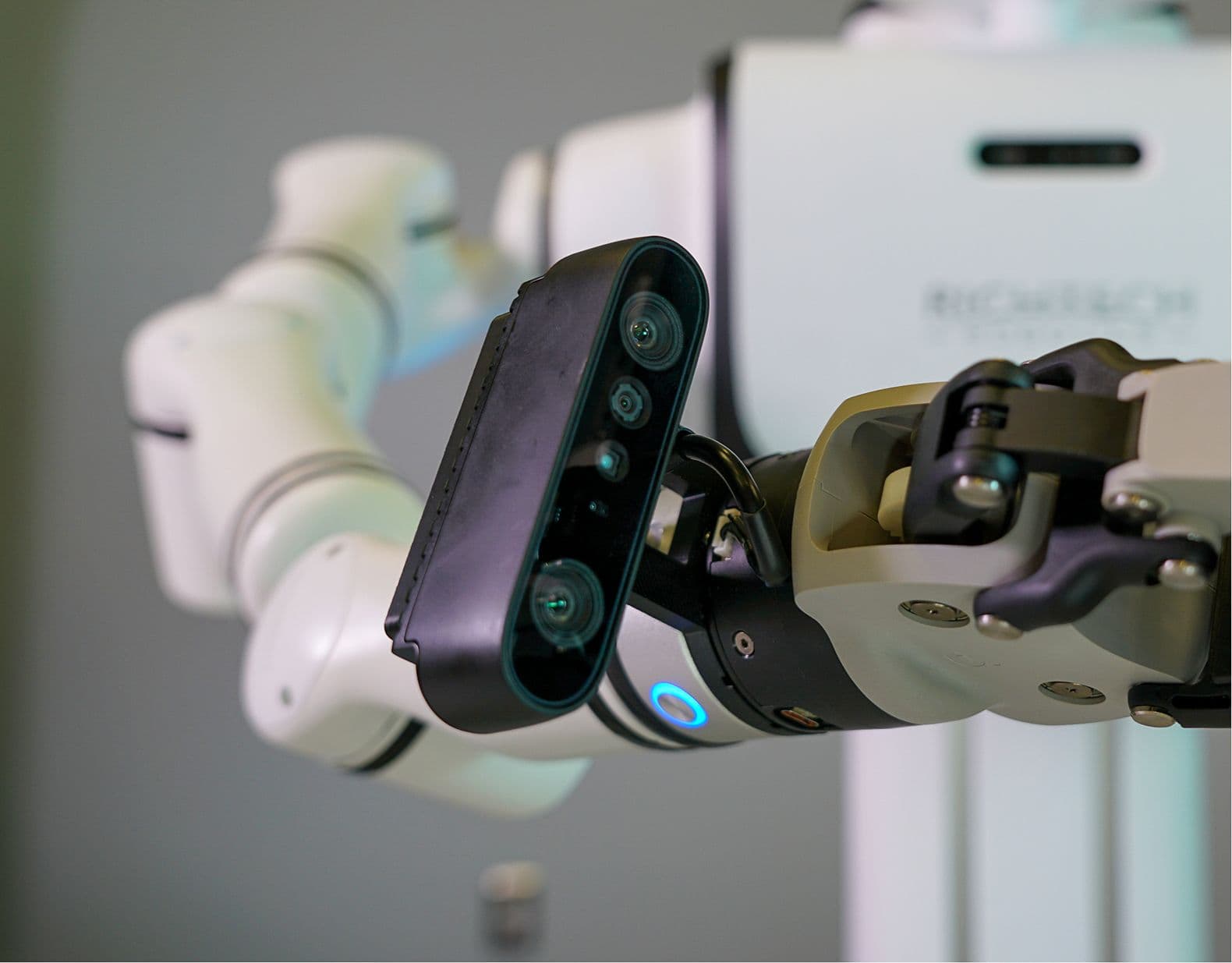 cameras on hands of dex industrial robot