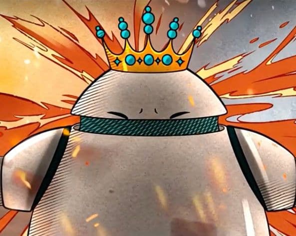 cartoon image of adam the robot