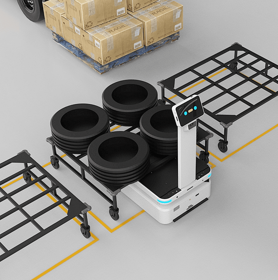 Titan | The Heavy Duty Parts Delivery Robot - Richtech Robotics